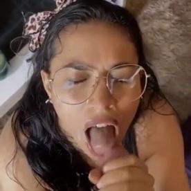 Luciana – Big Tits Latina Gets Huge Facial